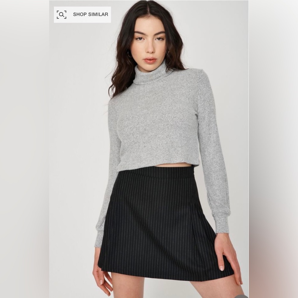 Garage turtleneck sweater crop top